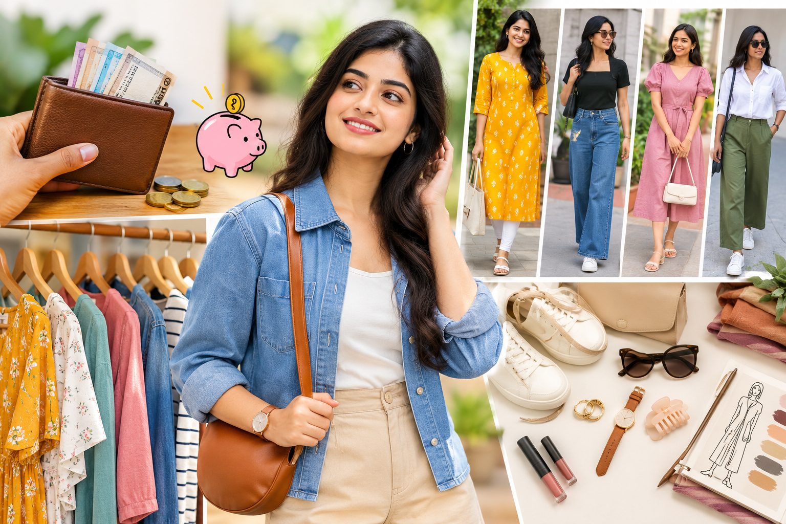 మిడిల్ క్లాస్ బడ్జెట్లోనే అదిరిపోయే ఫ్యాషన్.. ఈ సింపుల్ టిప్స్తో ట్రెండీగా కనిపించండి..!