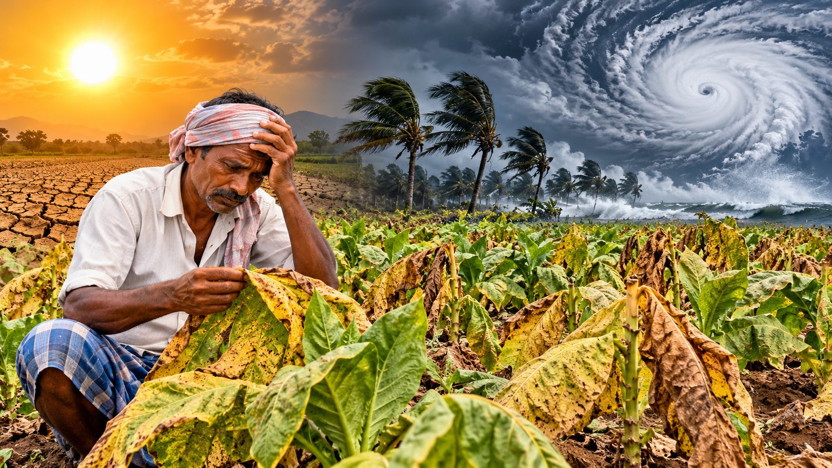 పొగాకు పంటకు వాతావరణ ముప్పు.. రైతులు తప్పక పాటించాల్సిన జాగ్రత్తలివే! 