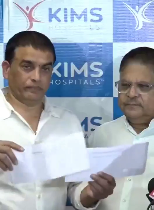 allu arvind cheque to dil raju